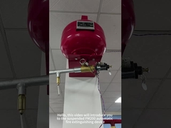 zawieszone gazowe urządzenie gaśnicze